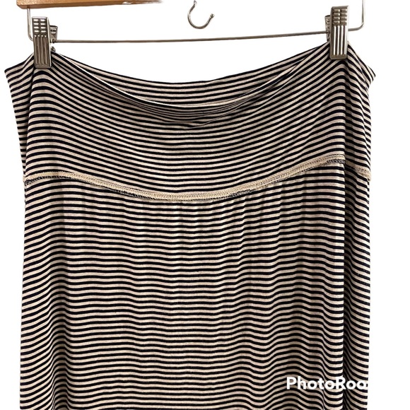 Max Studio Specialty Products M.S.S.P. Knit Maxi Skirt - Black/Natural - XL - Picture 3 of 6